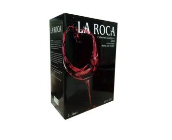 Rượu vang bịch Chile La Roca đỏ 3 lít