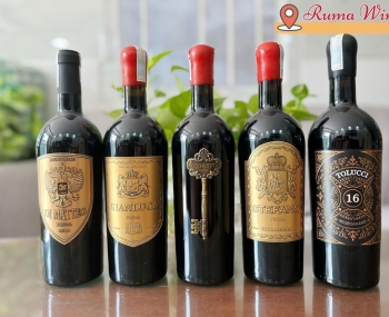 Rượu vang đỏ Ý 16% nhập khẩu