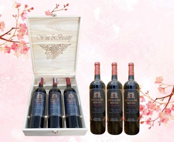 Quà tặng cao cấp 3 chai vang Chile Osvaldo