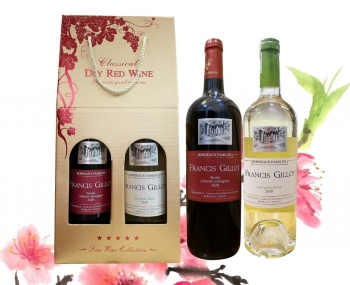 Quà tặng rượu vang giá rẻ Francis Gillot