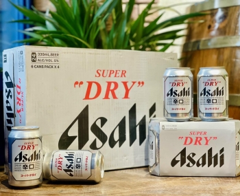 Thùng 24 lon bia Nhật Bản Asahi