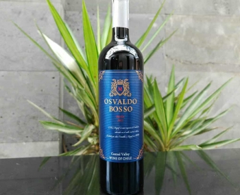 Rượu vang Chile Osvaldo Bosso xanh