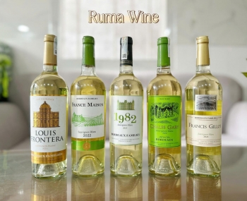 Rượu vang trắng Pháp nhập khẩu