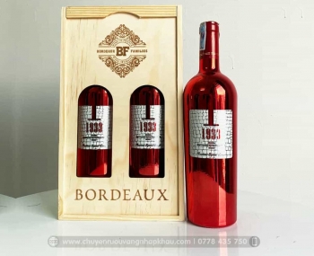 Quà tặng cao cấp 2 chai vang Ý 1933 Ruby